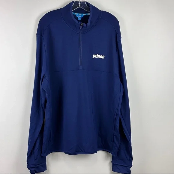 Prince Pickleball Men's Ponte 1/4 Zip Pullover - Picture 1 of 8